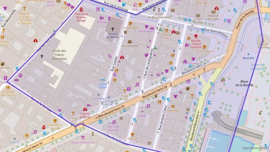 Appartement 40 m² deux pieces à vendre à Paris 4e Arrondissement