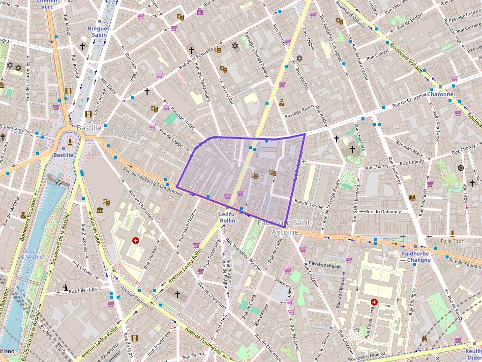 Appartement 73 m² quatre pièces à vendre à Paris 11e Arrondissement