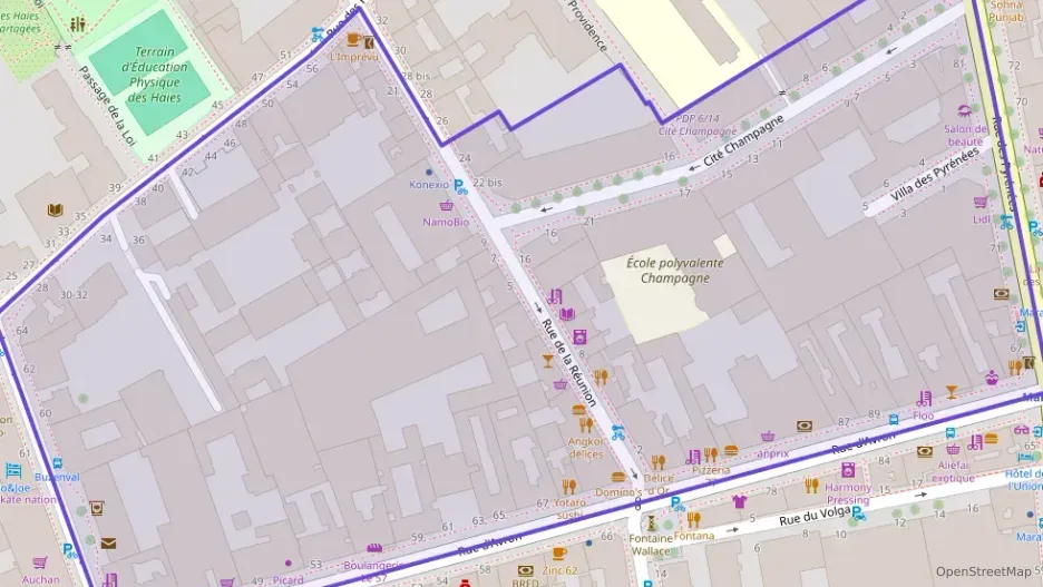 Appartement 64 m² trois pièces à vendre à Paris 20e Arrondissement