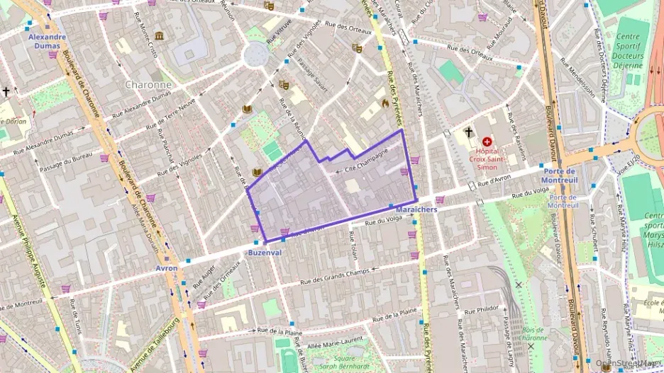 Appartement 26 m² deux pieces à vendre à Paris 20e Arrondissement