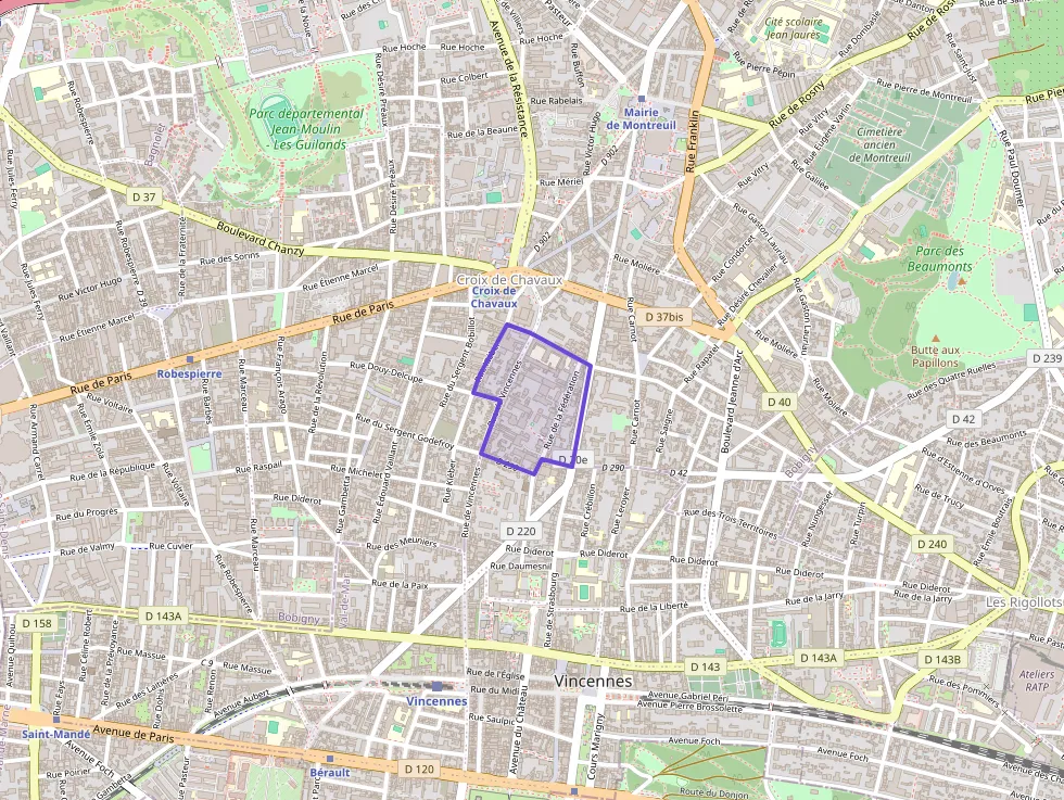 Appartement 29 m² une piece à vendre à Montreuil