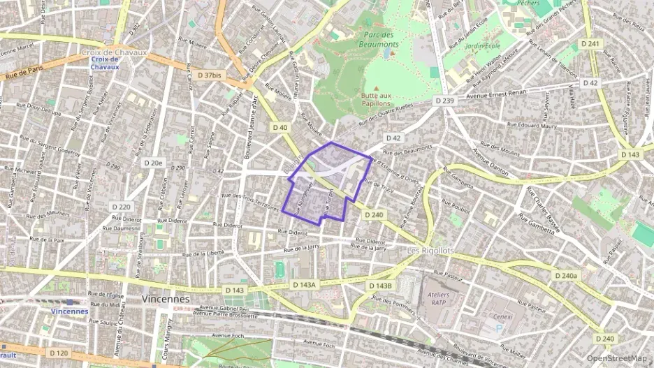 Appartement 43 m² trois pièces à vendre à Fontenay-sous-Bois