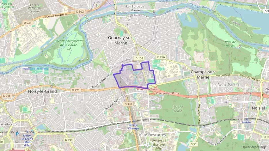 Appartement 49 m² deux pieces à vendre à Champs-sur-Marne