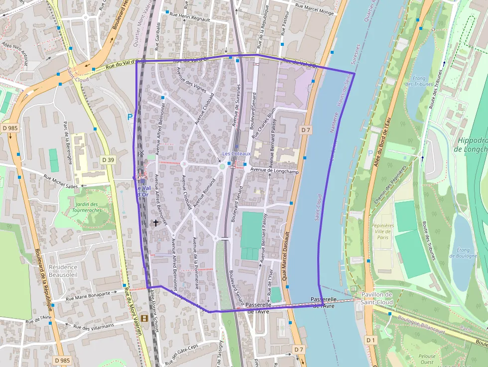 Appartement 36 m² deux pieces à vendre à Saint-Cloud