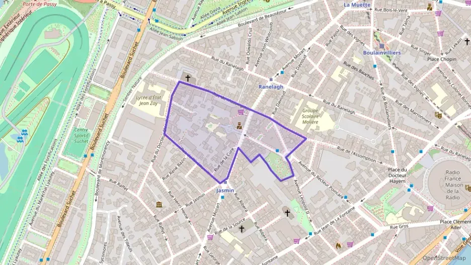 Appartement 55 m² trois pièces à vendre à Paris 16e Arrondissement