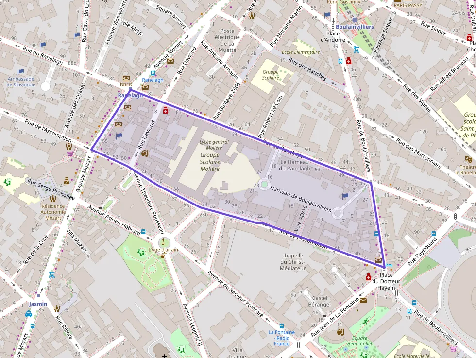 Appartement 25 m² une piece à vendre à Paris 16e Arrondissement