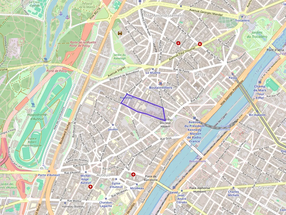 Appartement 25 m² une piece à vendre à Paris 16e Arrondissement