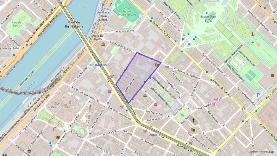 Appartement 70 m² quatre pièces à vendre à Paris 15e Arrondissement