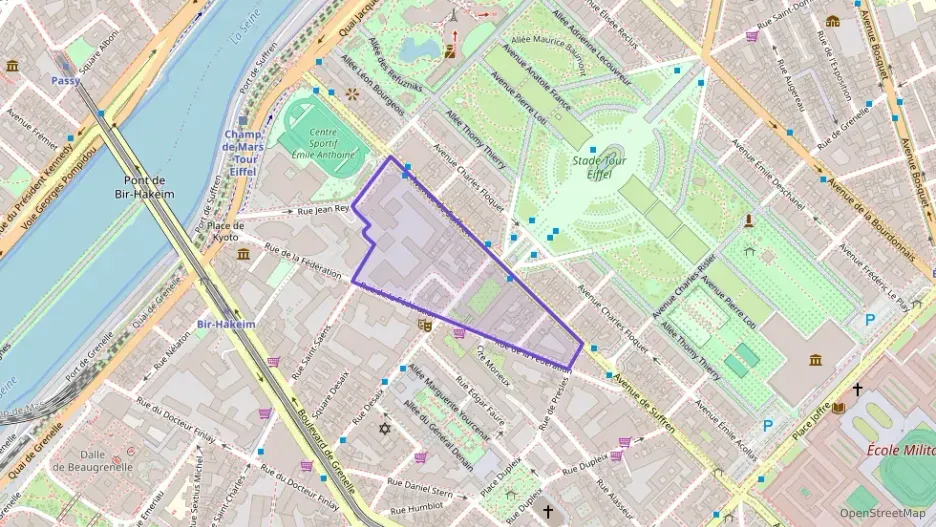 Appartement 55 m² deux pieces à vendre à Paris 15e Arrondissement