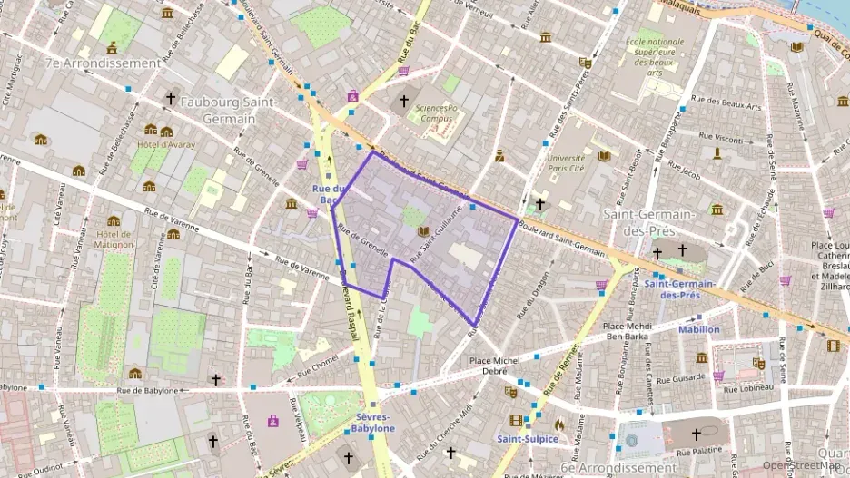 Appartement 90 m² quatre pièces à vendre à Paris 7e Arrondissement