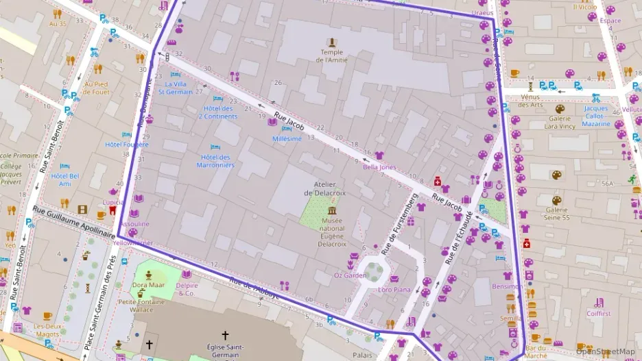 Appartement 69 m² deux pieces à vendre à Paris 6e Arrondissement