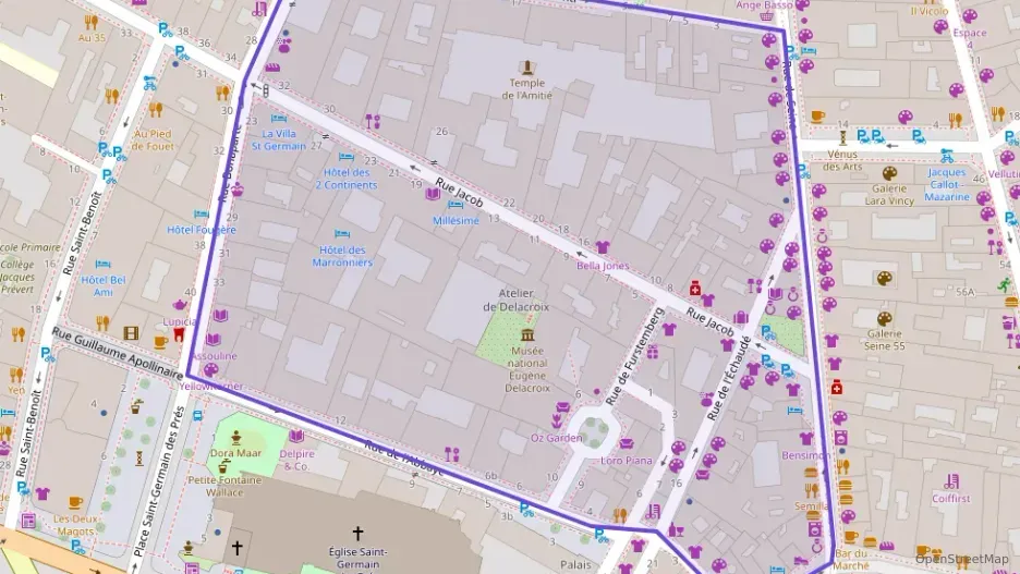 Appartement 50 m² deux pieces à vendre à Paris 6e Arrondissement