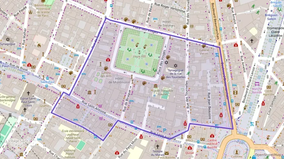 Appartement 90 m² trois pièces à vendre à Paris 4e Arrondissement