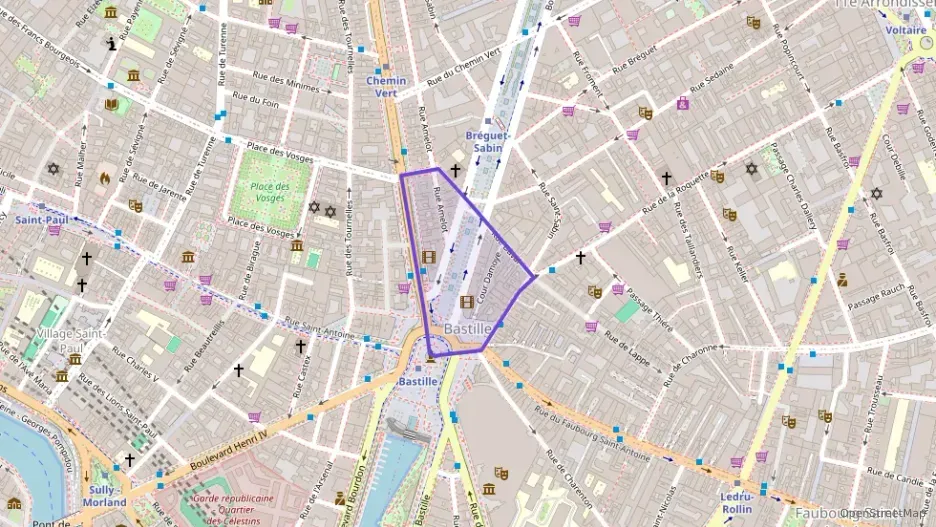 Appartement 85 m² quatre pièces à vendre à Paris 11e Arrondissement