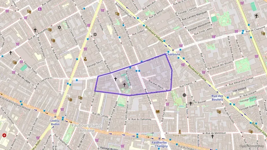 Appartement 74 m² trois pièces à vendre à Paris 11e Arrondissement Appartement 74 m² trois pièces à vendre à Paris 11e Arrondissement