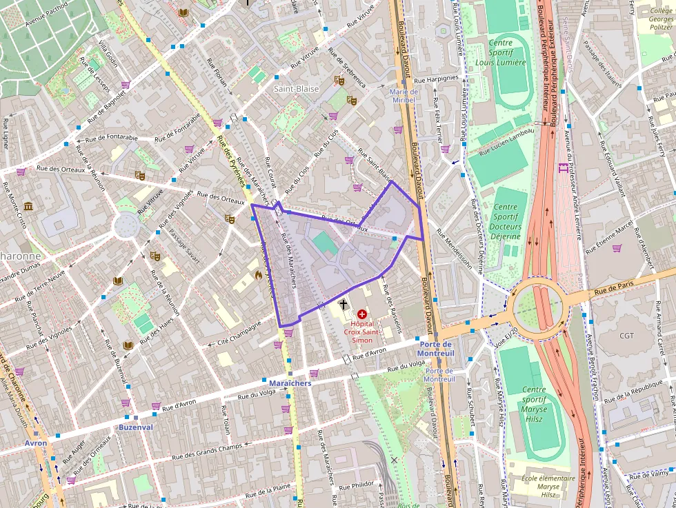 Appartement 30 m² deux pieces à vendre à Paris 20e Arrondissement