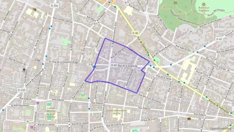 Appartement 55 m² deux pieces à vendre à Montreuil