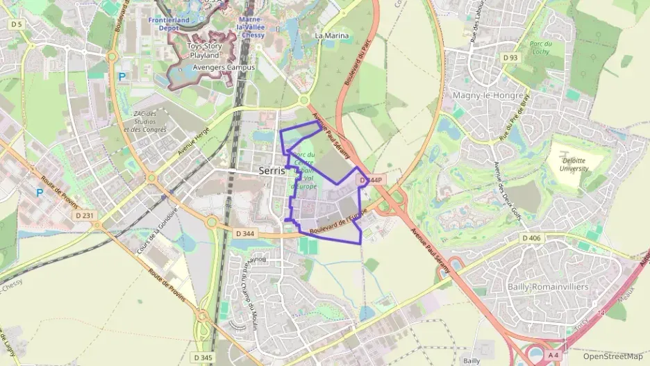 Appartement 90 m² quatre pièces à vendre à Serris