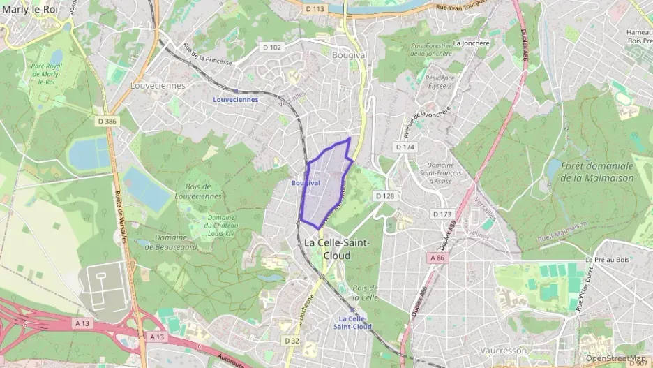 Appartement 70 m² quatre pièces à vendre à La Celle-Saint-Cloud