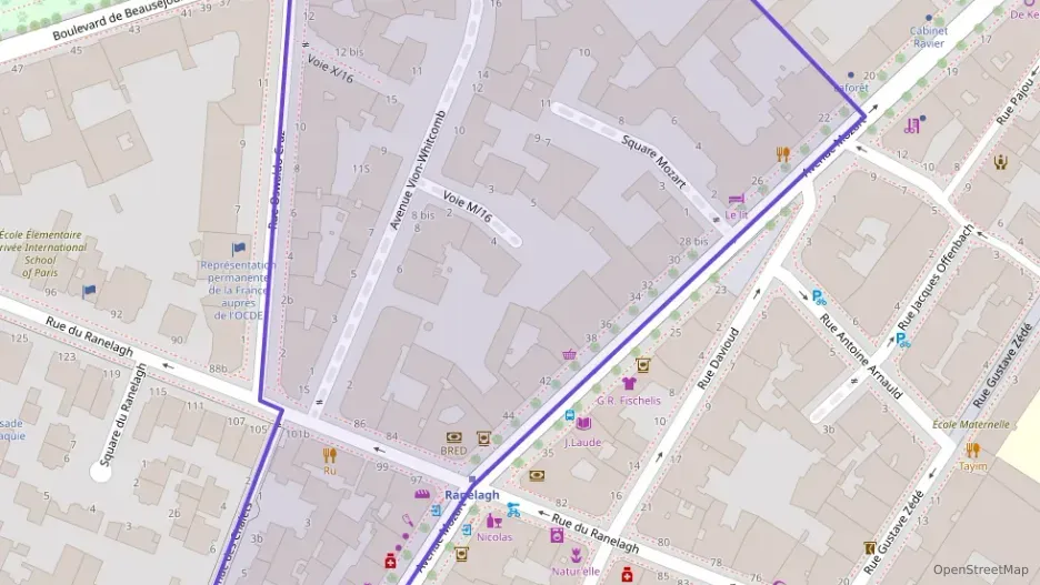 Appartement 56 m² trois pièces à vendre à Paris 16e Arrondissement