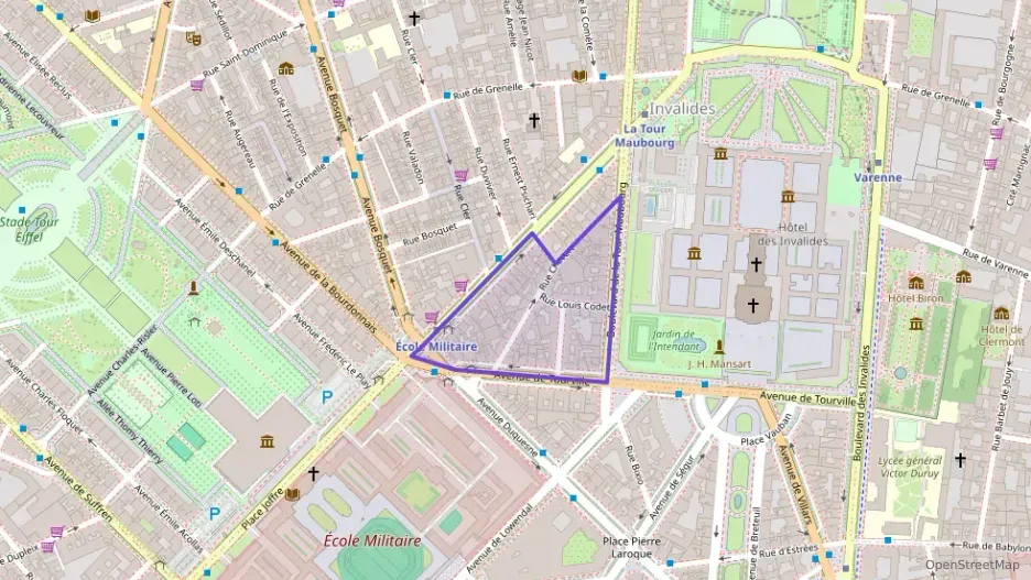 Appartement 43 m² trois pièces à vendre à Paris 7e Arrondissement