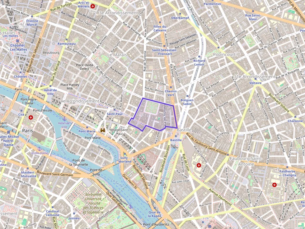 Appartement 91 m² 5 pièces à vendre à Paris 4e Arrondissement