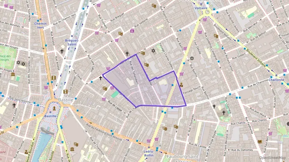 Appartement 30 m² une piece à vendre à Paris 11e Arrondissement