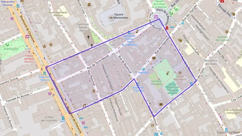 Appartement 19 m² une piece à vendre à Paris 20e Arrondissement