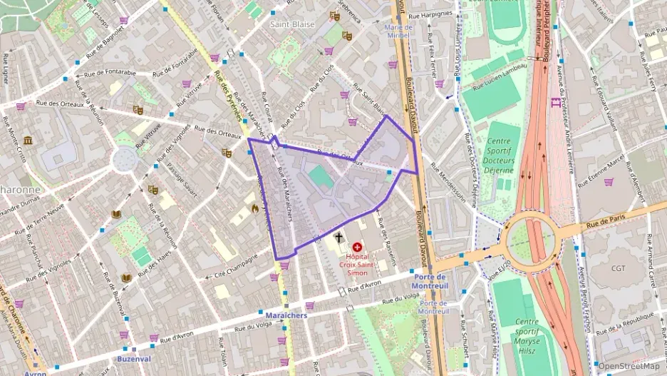 Appartement 38 m² trois pièces à vendre à Paris 20e Arrondissement