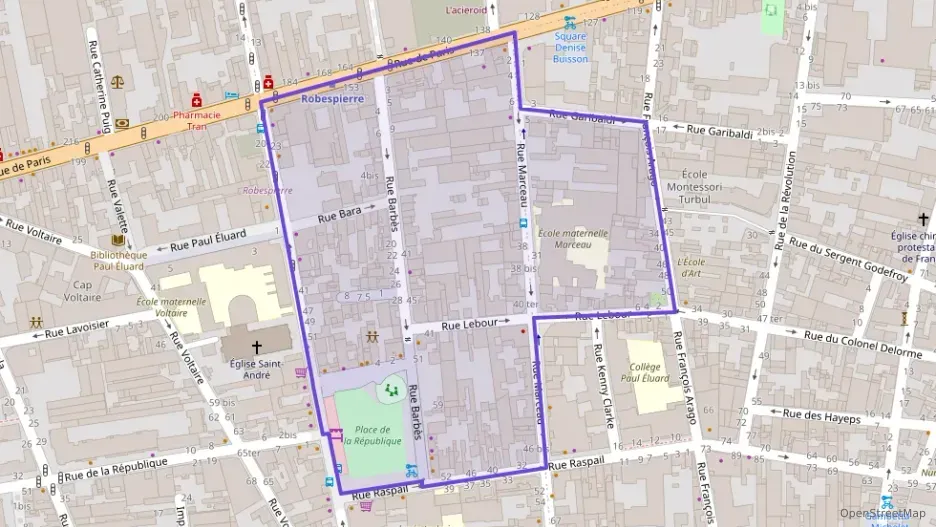 Appartement 41 m² deux pieces à vendre à Montreuil