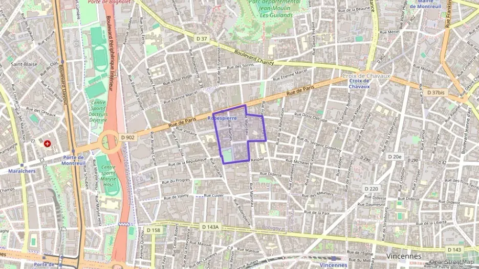 Appartement 41 m² deux pieces à vendre à Montreuil