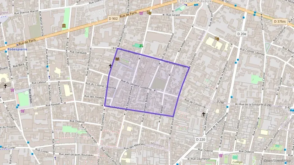 Appartement 30 m² deux pieces à vendre à Montreuil