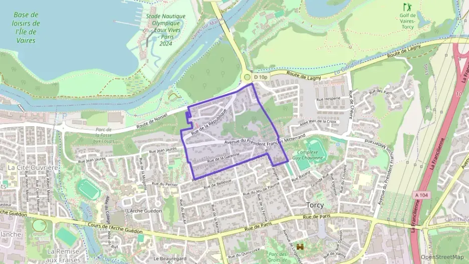 Appartement 45 m² trois pièces à vendre à Torcy