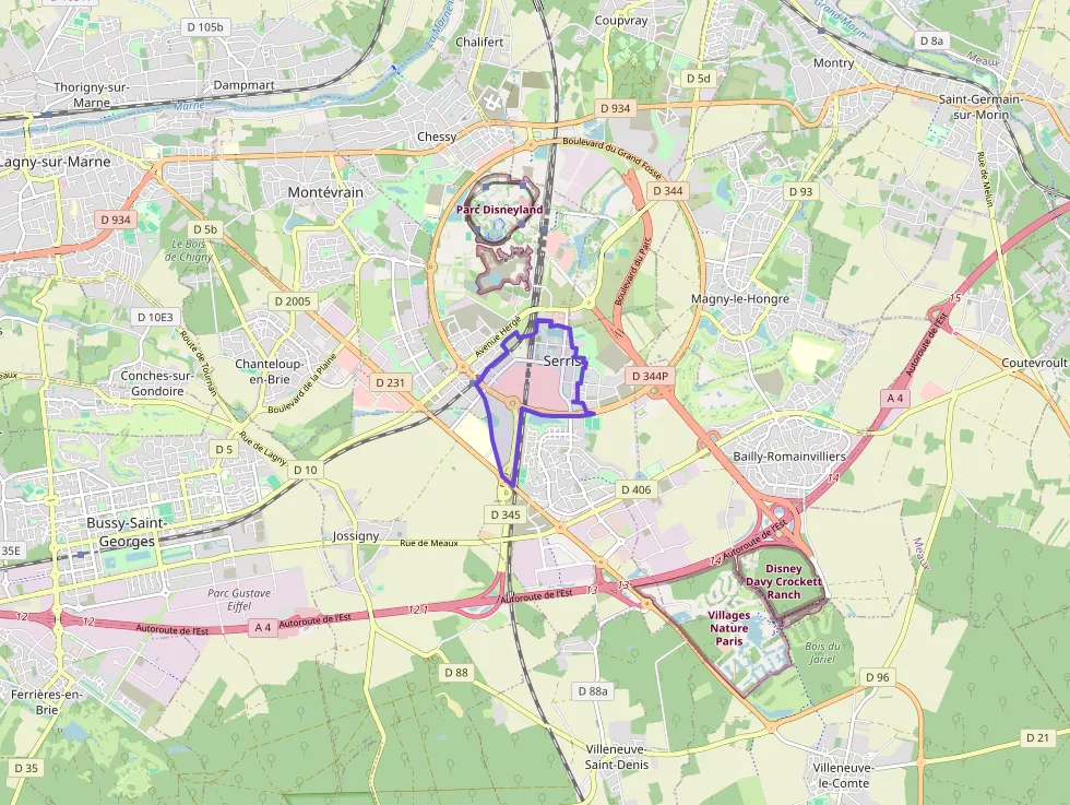 Appartement 68 m² trois pièces à vendre à Serris