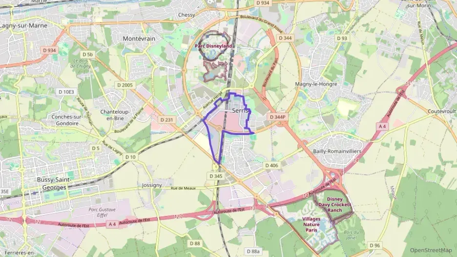 Appartement 68 m² trois pièces à vendre à Serris Appartement 68 m² trois pièces à vendre à Serris