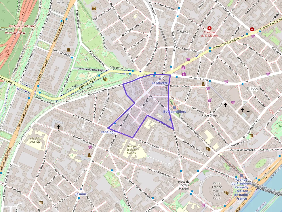 Appartement 97 m² quatre pièces à vendre à Paris 16e Arrondissement