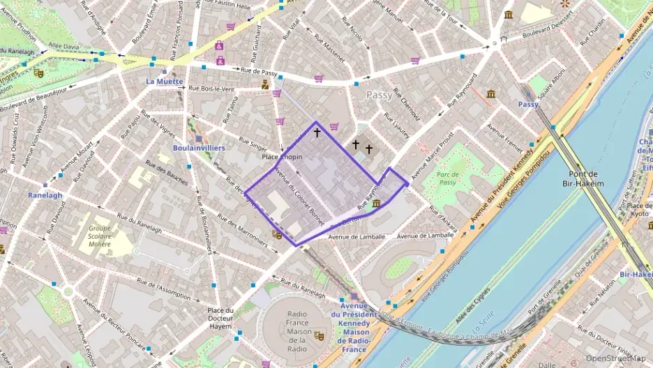 Appartement 79 m² trois pièces à vendre à Paris 16e Arrondissement
