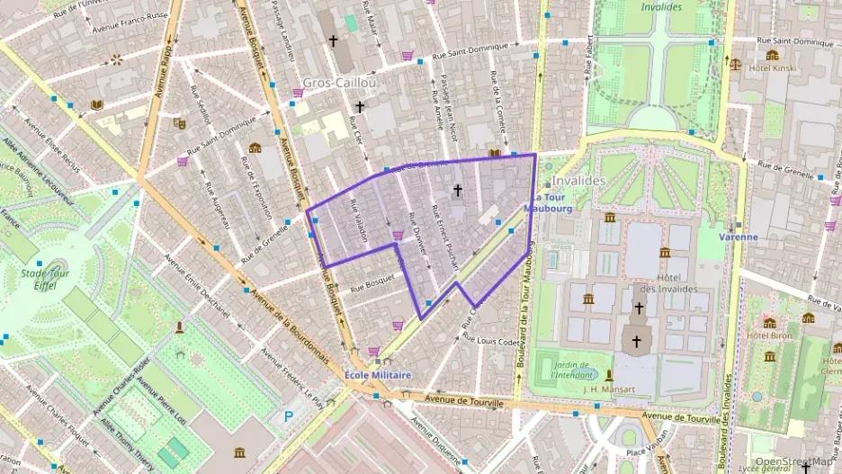 Appartement 43 m² deux pieces à vendre à Paris 7e Arrondissement