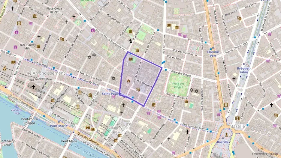 Appartement 33 m² deux pieces à vendre à Paris 4e Arrondissement