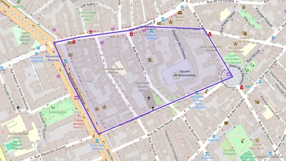 Appartement 59 m² deux pieces à vendre à Paris 20e Arrondissement