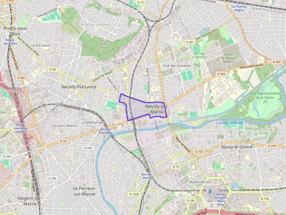 Appartement 45 m² deux pieces à vendre à Neuilly-sur-Marne