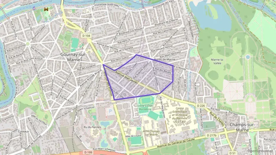 Appartement 34 m² une piece à vendre à Champs-sur-Marne