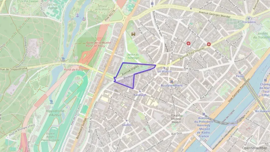 Appartement 154 m² quatre pièces à vendre à Paris 16e Arrondissement
