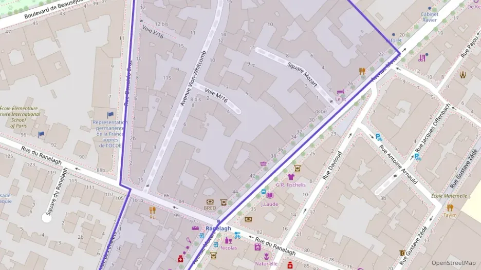 Appartement 70 m² trois pièces à vendre à Paris 16e Arrondissement