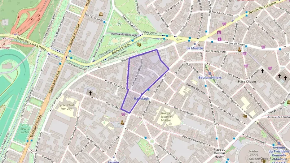 Appartement 70 m² trois pièces à vendre à Paris 16e Arrondissement