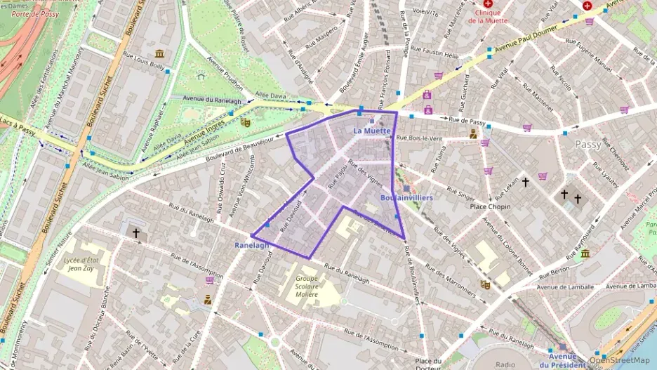 Appartement 113 m² quatre pièces à vendre à Paris 16e Arrondissement