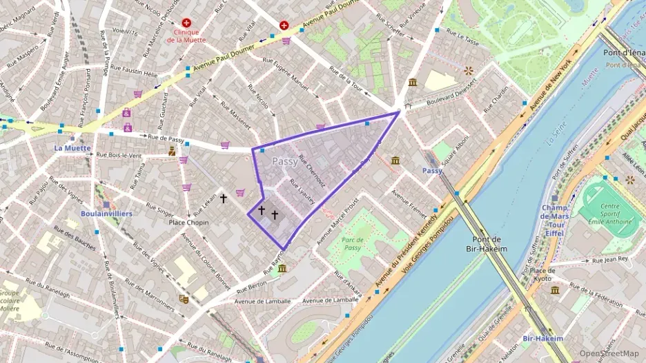 Appartement 110 m² cinq pièces à vendre à Paris 16e Arrondissement