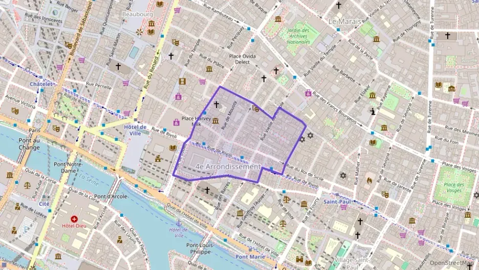 Appartement 30 m² une piece à vendre à Paris 4e Arrondissement