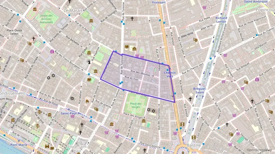 Appartement 78 m² trois pièces à vendre à Paris 3e Arrondissement Appartement 78 m² trois pièces à vendre à Paris 3e Arrondissement