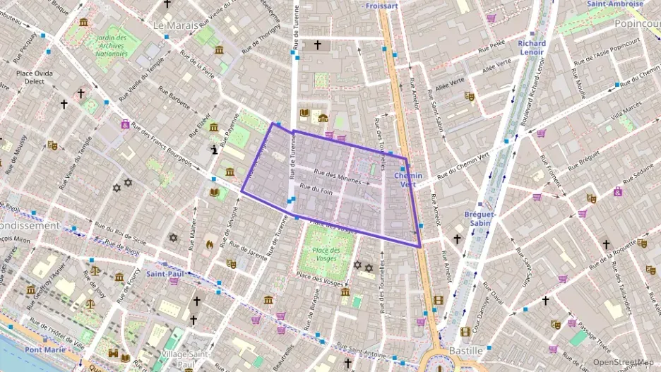 Appartement 29 m² deux pieces à vendre à Paris 3e Arrondissement Appartement 29 m² deux pieces à vendre à Paris 3e Arrondissement
